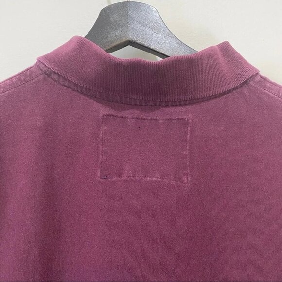 American Eagle Mens Vintage Classic Polo Shirt Burgundy Size M/L - Picture 4 of 12